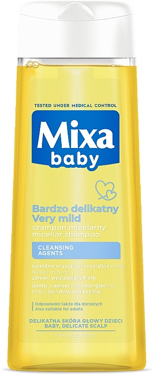 Bardzo delikatny szampon micelarny - Mixa Baby