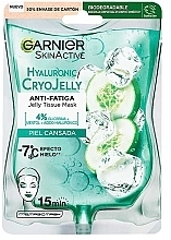 Kup Nawilżająca maska na twarz - Garnier Skin Active Anti-fatigue mask Hyaluronic Cryo Jelly