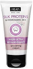 Ultrawygładzający krem do twarzy - Hean Basic Care Smoothing Cream Silk Proteins & Hydromanil 24H — Zdjęcie N1