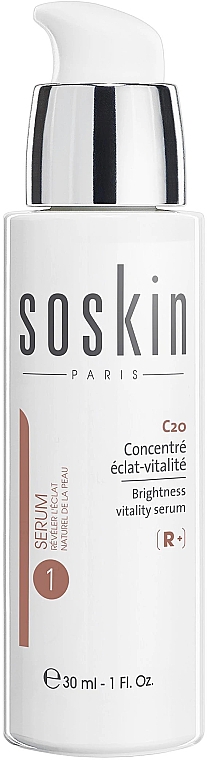 Rozświetlające serum do twarzy z witaminą C - Soskin Brightness Vitality Serum — Zdjęcie N1