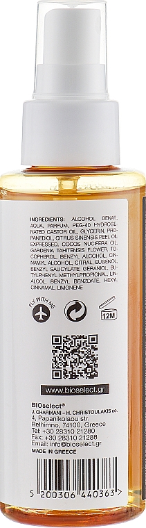 Perfumowany spray do ciała i włosów Pina Colada - BIOselect Naturals Fragrance Mist — Zdjęcie N2