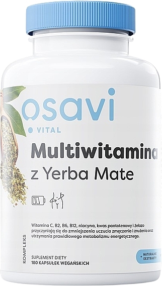 Multiwitamina z Yerba Mate - Osavi Multivitamin With Yerba Mate — Zdjęcie N1