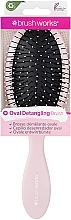 Kup Owalna szczotka do rozczesywania włosów, różowa - Brushworks Professional Oval Detangling Hair Brush Pink