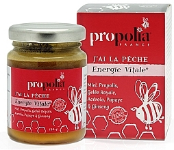 PRZECENA! Suplement diety wzmacniający odporność organizmu - Propolia Vital Energy Propolis, Honey, Royal Jelly & Ginseng * — Zdjęcie N2