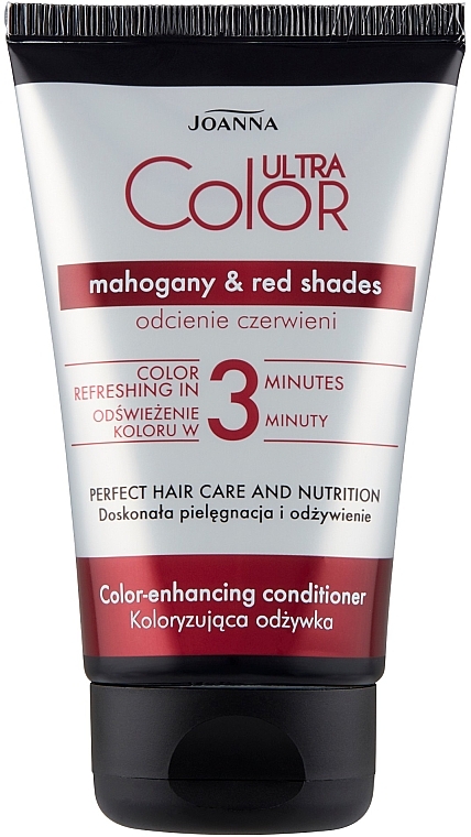 Koloryzująca odżywka do włosów czerwonych - Joanna Ultra Color System Red Shades