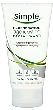 Kup Żel do mycia twarzy - Simple Regeneration Age Resisting Facial Wash