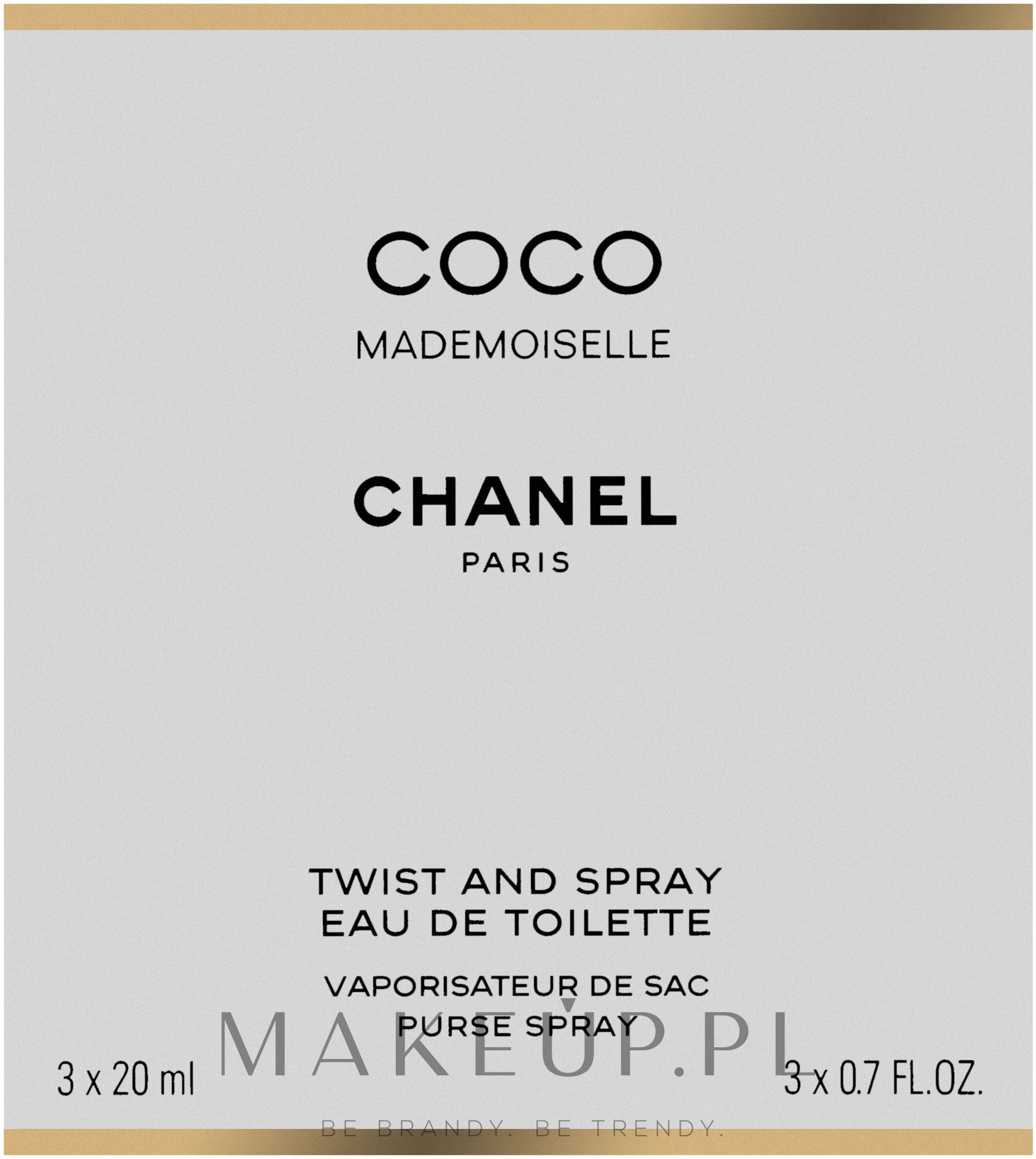 Chanel Coco Mademoiselle - Woda toaletowa (purse spray + dwa wymienne wkłady) — Zdjęcie 3x20 ml