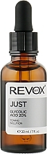 Kwas glikolowy - Revox Just Glycolic Acid 20% Toning Solution — Zdjęcie N1