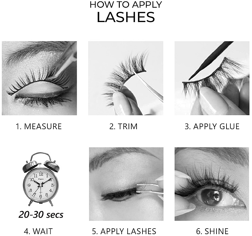 PRZECENA! Sztuczne rzęsy - Sincero Salon Eyelashes Natural * — Zdjęcie N5