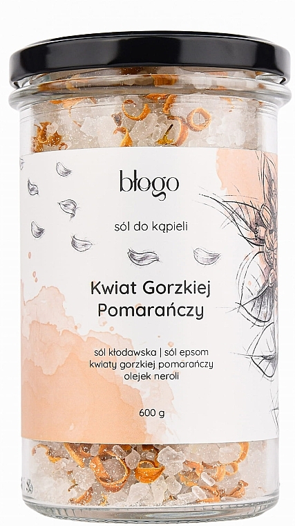 Sól do kąpieli Kwiat gorzkiej pomarańczy - Blogo — Zdjęcie N1