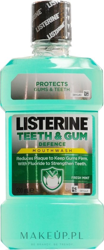 Płyn do płukania jamy ustnej chroniący przed próchnicą - Listerine Teeth And Gum Defence — Zdjęcie 500 ml
