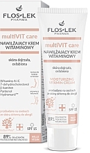Nawilżający krem do twarzy na dzień z witaminami - Floslek MultiVIT Care Moisturizing Vitamin Cream SPF15  — Zdjęcie N1