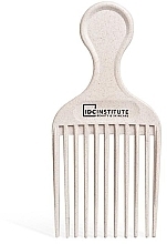 Grzebień do afro, biodegradowalny, beżowy - IDC Institute Eco Afro Comb — Zdjęcie N1