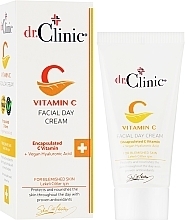 Rozjaśniający krem ​​do twarzy z witaminą C - Dr. Clinic Vitamin C Facial Day Cream — Zdjęcie N2