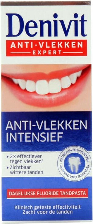 Wybielająca pasta do zębów - Denivit Anti-Stain Intensive Toothpaste — Zdjęcie N1