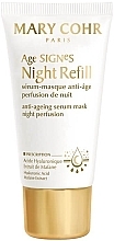 Serum-maska ​​na noc do twarzy - Mary Cohr Age Signes Night Refill Serum-Masque — Zdjęcie N1