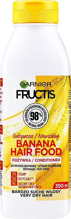 Balsam-odżywka do bardzo suchych włosów Banan - Garnier Fructis Superfood — Zdjęcie N1