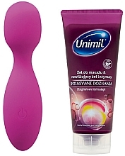 Kup Zestaw - Unimil Set (massage/gel/200 ml + intim/massager/1 pcs)