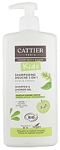 Kup Szampon i żel pod prysznic - Cattier Kids Shampoo and Shower Gel Green Apple