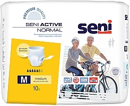 Pieluchomajtki dla dorosłych M, 80-110 cm - Seni Active Normal Medium — Zdjęcie N2