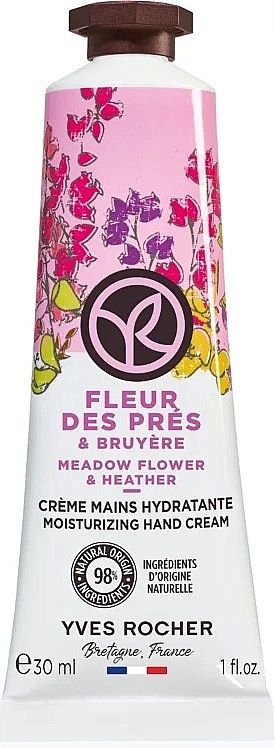 Krem do rąk Kwiat łąki i wrzos - Yves Rocher Meadow Flower & Heather Moisturizing Hand Cream — Zdjęcie N1