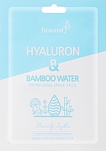 Odżywcza maska do twarzy z kwasem hialuronowym - Beaumiq Hyaluron & Bamboo Water — Zdjęcie N1