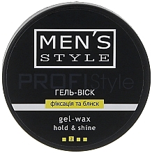 Wosk żelowy dla mężczyzn Fixing and Shine - Profi style Men's Style — Zdjęcie N2