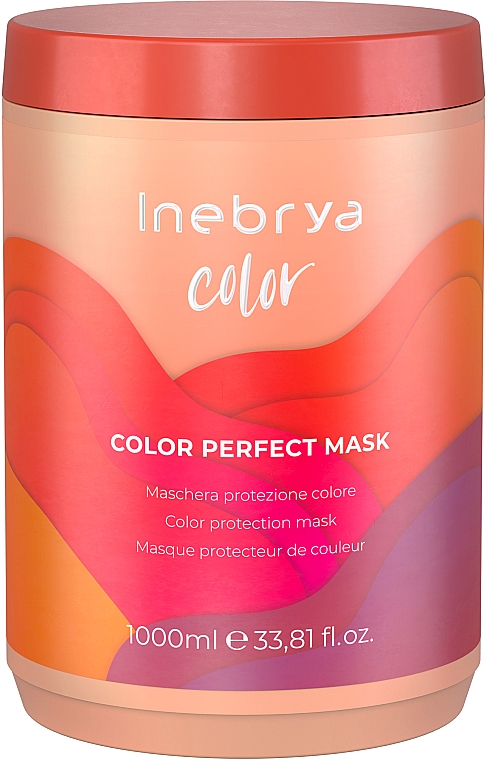 Maska chroniąca kolor włosów farbowanych - Inebrya Color Perfect Mask — Zdjęcie N2