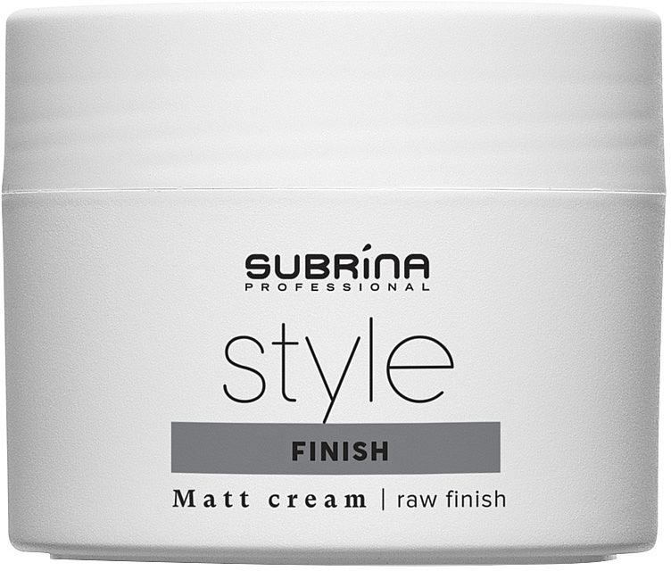 Modelujący krem do włosów - Subrina Professional Style Finish Matt Cream — Zdjęcie N1