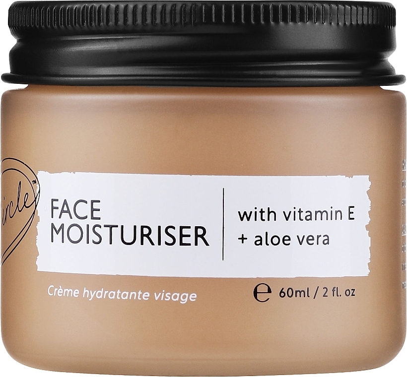 Krem nawilżający do twarzy - UpCircle Face Moisturiser with Vitamin E + Aloe Vera — Zdjęcie N1
