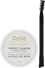 Kup Stylizująco-pielęgnujące mydło do brwi - Delia Eyebrow Expert Perfect Shaper Eyebrow Soap