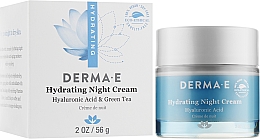 Nawilżający krem na noc z kwasem hialuronowym - Derma E Hydrating Night Cream — Zdjęcie N5