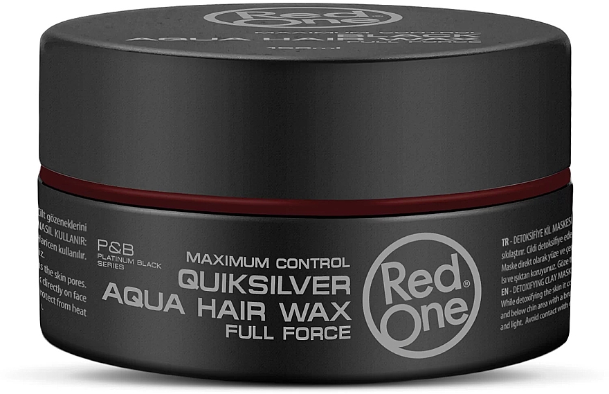 Aqua wosk do ultra mocnego utrwalenia włosów - RedOne Aqua Hair Wax Orange — Zdjęcie N1