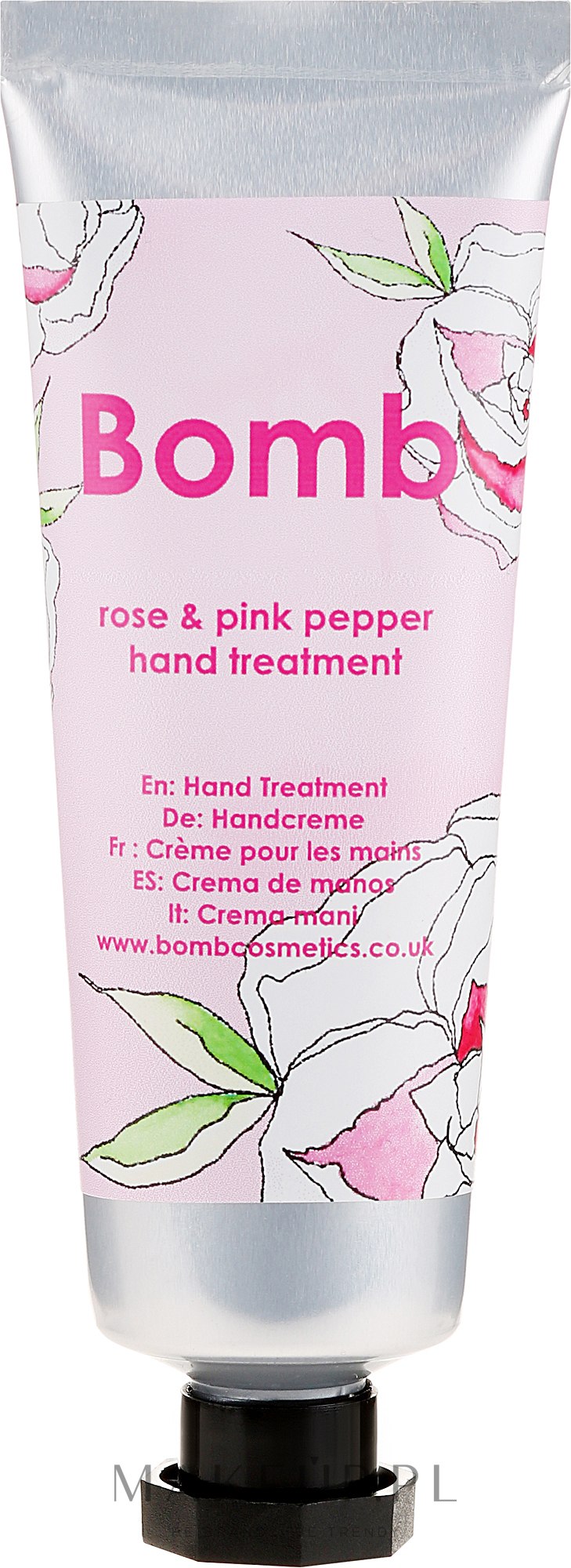 Krem do rąk - Bomb Cosmetics Rose & Pink Pepper Hand Treatment — Zdjęcie 25 ml