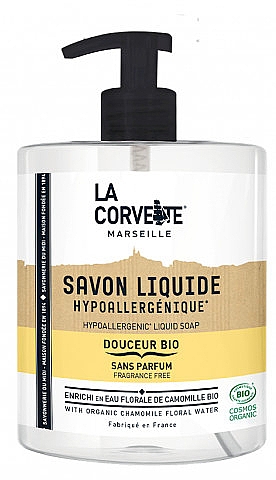 Mydło w płynie Oliwka, bezzapachowe - La Corvette Liquid Soap Fragrance Free — Zdjęcie N1