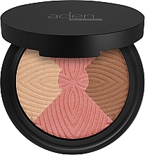Paleta do makijażu twarzy - Aden Cosmetics Face Sunlight Trio — Zdjęcie N1