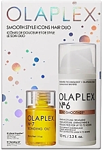 Kup Zestaw - Olaplex Smooth Style Icons Hair Duo (cr/100ml+oil/30ml)