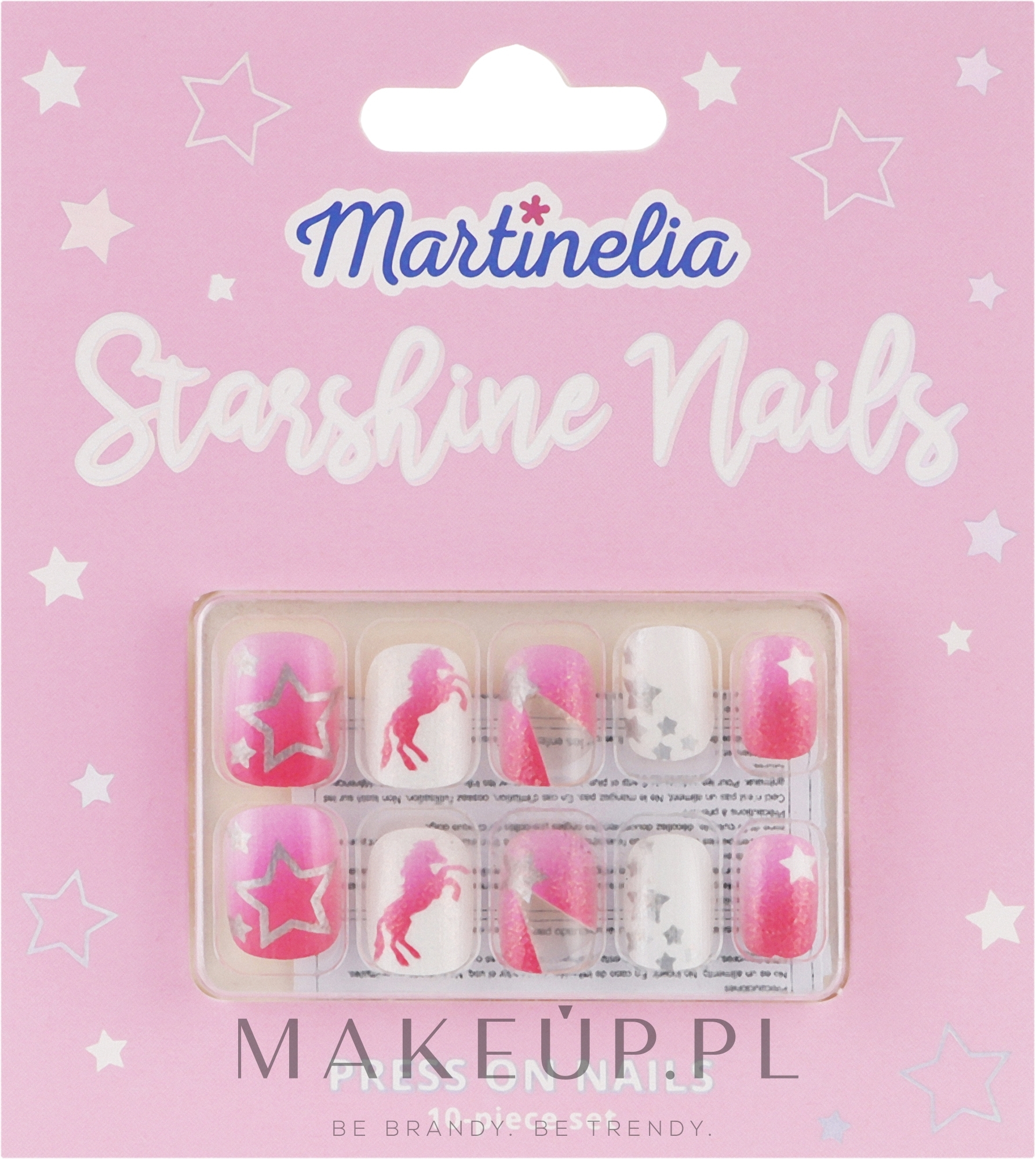 Sztuczne paznokcie dla dzieci - Martinelia Starshine Unicorn Press-On Nail Set — Zdjęcie 10 szt.
