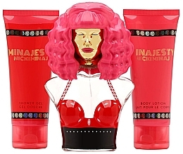 Nicki Minaj Minajesty - Zestaw (edp/100ml + b/lot/100ml + sh/gel/100ml) — Zdjęcie N1