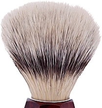 Pędzel do golenia, orzech - Plisson Russian Grey Faceted Brush — Zdjęcie N2