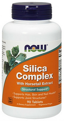 Suplement diety z krzemem - Now Foods Silica Complex with Horsetail Extract — Zdjęcie N4