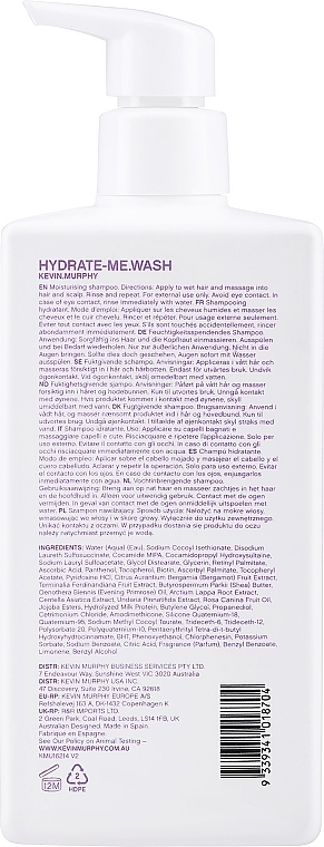 Szampon intensywnie nawilżający - Kevin.Murphy Hydrate-Me Wash Shampoo — Zdjęcie N4