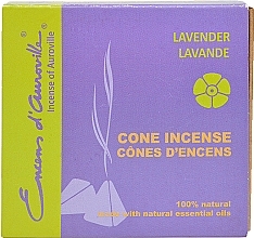 Kadzidełka w stożkach Lawenda - Maroma Encens d'Auroville Cone Incense Lavender — Zdjęcie N1