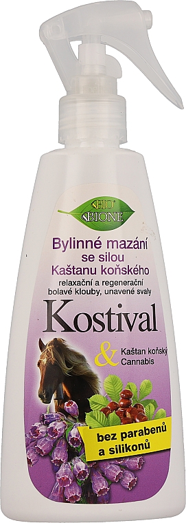 PRZECENA! Odprężający spray do stóp - Bione Cosmetics Cannabis Kostival Herbal Salve With Horse Chestnut * — Zdjęcie N3