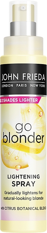 John Frieda Sheer Blonde Go Blonder Controlled Lightening Spray - Rozjaśniający spray do włosów