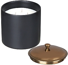 Świeca zapachowa Bergamotka i mahoń, 3 knoty - Paddywax Hygge Ceramic Candle Black Bergamot & Mahogony — Zdjęcie N2