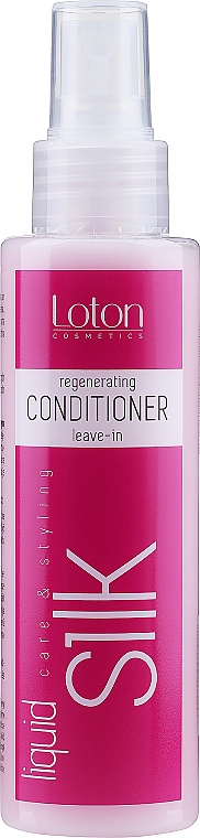 Dwufazowa ekspresowa odżywka do włosów z jedwabiem - Loton Two-Phase Conditioner Silk Regenerating Hair
