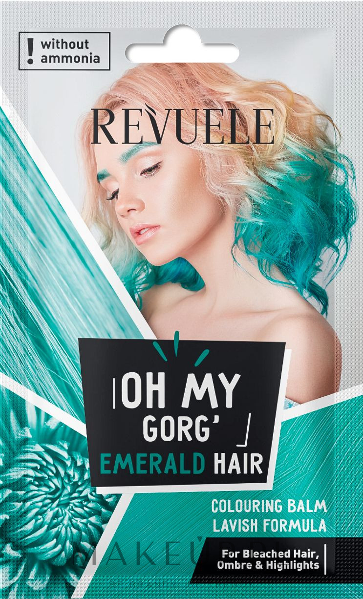Balsam koloryzujący do włosów - Revuele Oh My Gorg Hair Coloring Balm — Zdjęcie Emerald