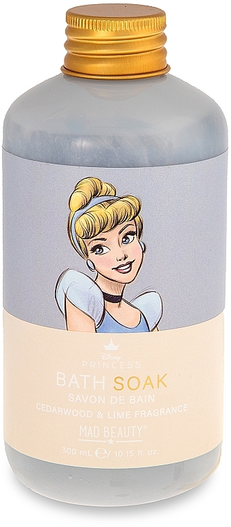 Pianka do kąpieli Kopciuszek - Mad Beauty Pure Princess Cinderella Bath Soak Cedarwood & Lime — Zdjęcie N2