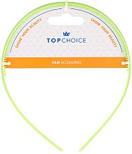 Opaska do włosów, 27871, limonkowa - Top Choice — Zdjęcie N1